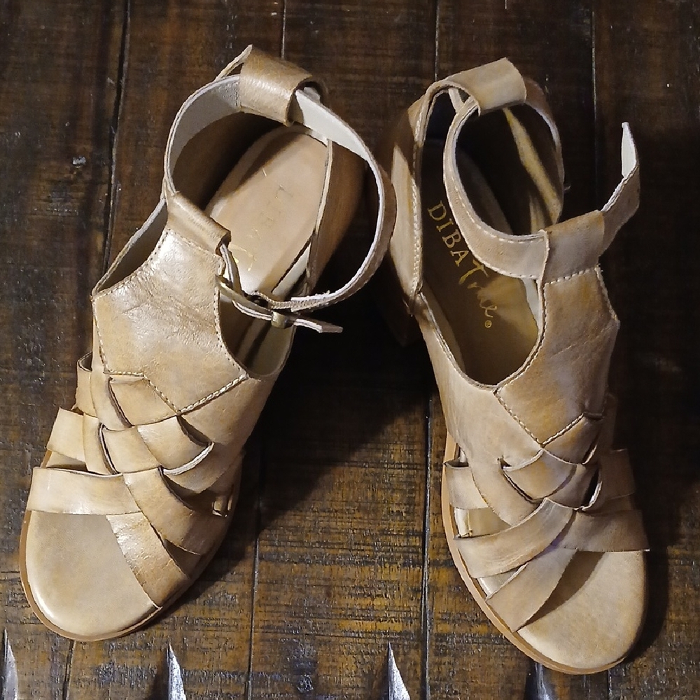 Diba True Women's Tan Leather Sandals
